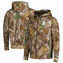 Detroit Tigers Dunbrooke Trophy Realtree Full-Zip Hoodie Camo