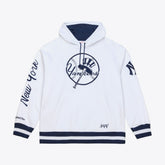 New York Yankees Cooperstown Collection Fleece Hoodie White