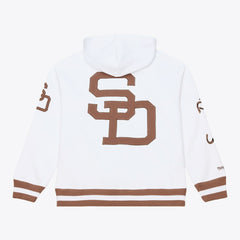 San Diego Padres Cooperstown Collection Fleece Hoodie White