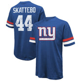 Cam Skattebo New York Giants Majestic Threads Oversized T-Shirt - Royal on sale
