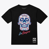 Texas Rangers Women's Sugar Skull Boxy T-Shirt Black