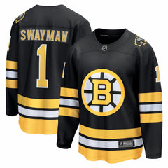 Jeremy Swayman Boston Bruins Fanatics Home Breakaway Jersey - Black Jerseys