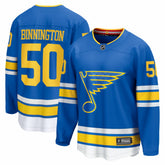 Jordan Binnington St. Louis Blues Fanatics Home Breakaway Jersey - Blue Jerseys