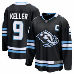 Clayton Keller Utah Mammoth Fanatics Home Breakaway Jersey - Black Jerseys