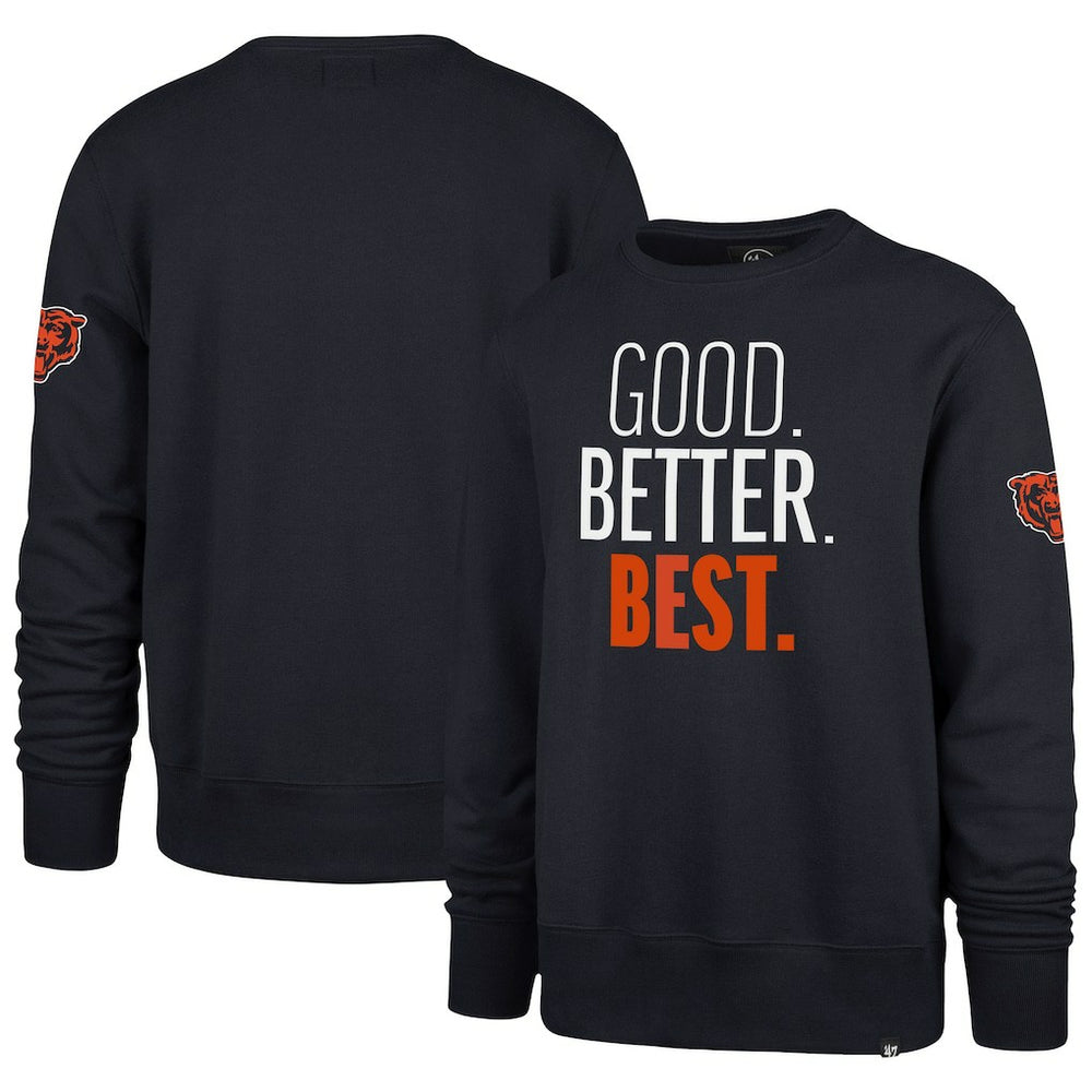 Chicago Bears '47 Good. Better. Best. Headline Sweatshirt - Navy online