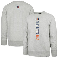 Chicago Bears '47 Good. Better. Best. Franklin Sweatshirt - Heather Gray sale