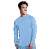 Dallas Cowboys Margaritaville Life's A Beach Long Sleeve Rashguard - Light Blue outlet