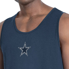 Dallas Cowboys MSX by Michael Strahan Energy Scoop Neck Tank Top - Navy discount