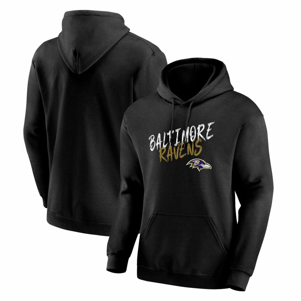 Baltimore Ravens Hustle Hoodie - Black cheap