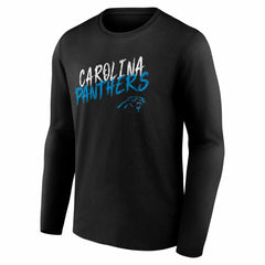 Carolina Panthers Hustle Long Sleeve T-Shirt - Black sale