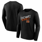Cincinnati Bengals Hustle Long Sleeve T-Shirt - Black cheap