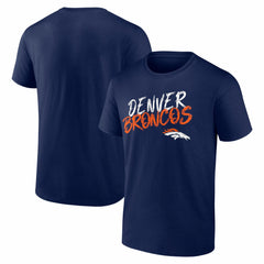 Denver Broncos Hustle T-Shirt - Navy online