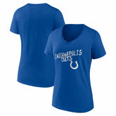 Indianapolis Colts Women's Hustle V-Neck T-Shirt - Royal online