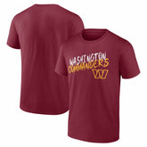 Washington Commanders Hustle T-Shirt - Burgundy on sale