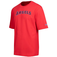 Los Angeles Angels Champion All Star Chenille Wordmark T-Shirt Red