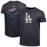 Los Angeles Dodgers Champion Tri-Blend T-Shirt Heather Black