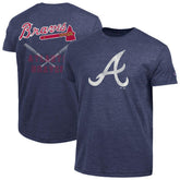 Atlanta Braves Champion Tri-Blend T-Shirt Navy