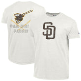 San Diego Padres Champion Tri-Blend T-Shirt Heather White