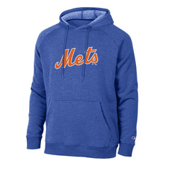 New York Mets Champion Triumph Tri-Blend Raglan Hoodie Royal