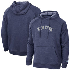 New York Yankees Champion Triumph Tri-Blend Raglan Hoodie Navy