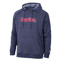Cleveland Guardians Champion Triumph Tri-Blend Raglan Hoodie Navy