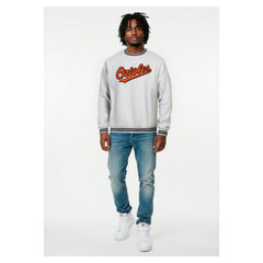 Baltimore Orioles Champion Reverse Weave Sweatshirt Heather Gray