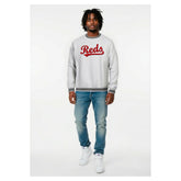 Cincinnati Reds Champion Reverse Weave Sweatshirt Heather Gray