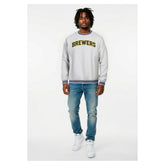 Milwaukee Brewers Champion Reverse Weave Sweatshirt Heather Gray