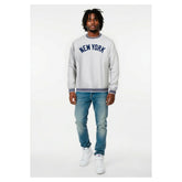 New York Yankees Champion Reverse Weave Sweatshirt Heather Gray