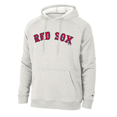 Boston Red Sox Champion Triumph Tri-Blend Raglan Hoodie Heathered Core Ultra Light Grey