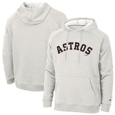 Houston Astros Champion Triumph Tri-Blend Raglan Hoodie Heathered Core Ultra Light Grey