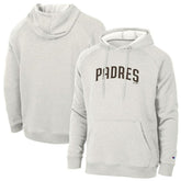 San Diego Padres Champion Triumph Tri-Blend Raglan Hoodie Heathered Core Ultra Light Grey