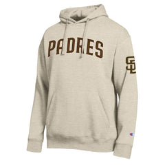 San Diego Padres Champion All Star Chenille Patch Hoodie Oatmeal