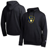 Milwaukee Brewers Champion All Star Embroidered Logo Hoodie Black