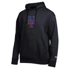 New York Mets Champion All Star Embroidered Logo Hoodie Black