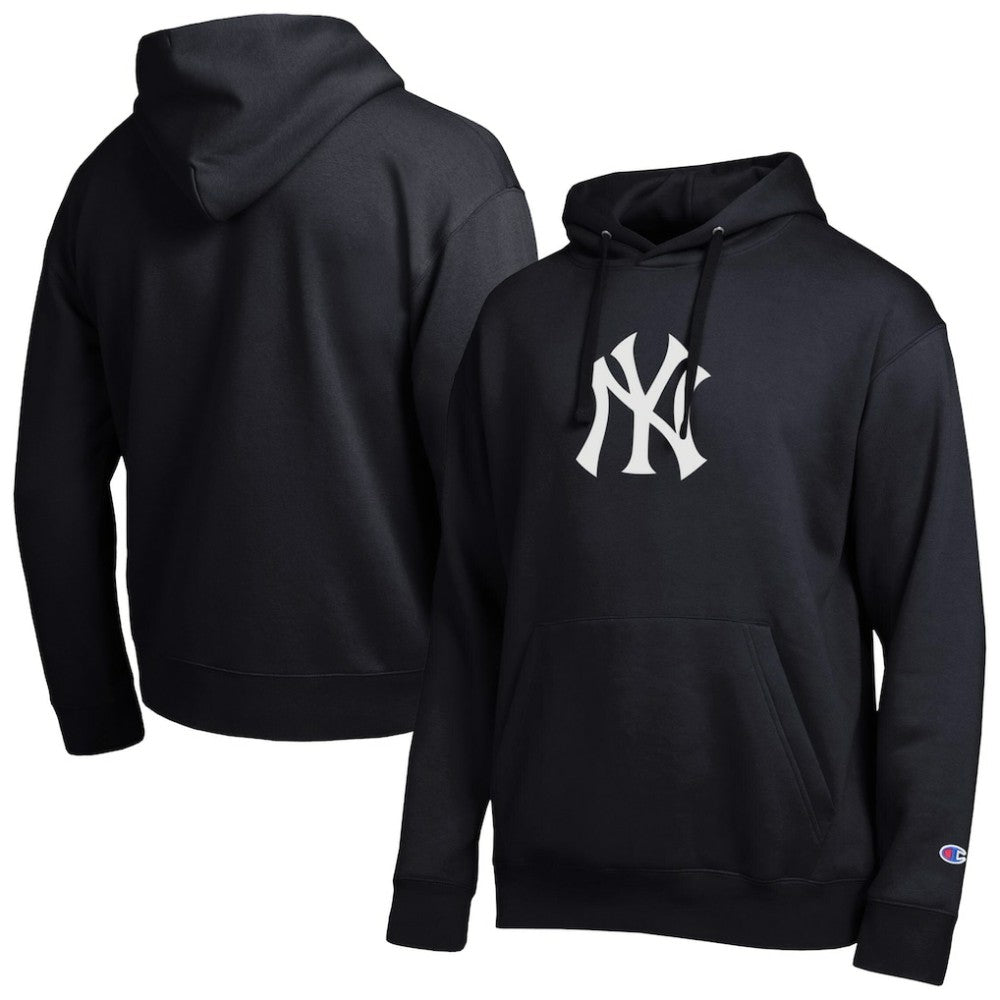 New York Yankees Champion All Star Embroidered Logo Hoodie Black