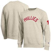 Philadelphia Phillies Champion All-Star Soft Felt Sweatshirt Oatmeal