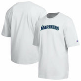 Seattle Mariners Champion All Star Arched Chenille Wordmark T-Shirt White
