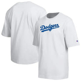Los Angeles Dodgers Champion All Star Arched Chenille Wordmark T-Shirt White