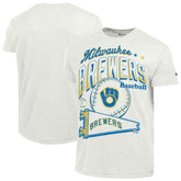 Milwaukee Brewers Champion Winning Tradition Cooperstown Tri-Blend T-Shirt White
