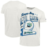 Tampa Bay Rays Champion Winning Tradition Cooperstown Tri-Blend T-Shirt White