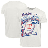 Texas Rangers Champion Winning Tradition Cooperstown Tri-Blend T-Shirt White