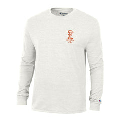 San Francisco Giants Champion Cooperstown Winning Tradition Tri-Blend Long Sleeve T-Shirt White