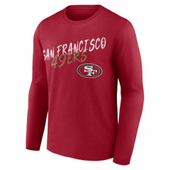 San Francisco 49ers Hustle Long Sleeve T-Shirt - Scarlet online
