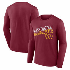 Washington Commanders Hustle Long Sleeve T-Shirt - Burgundy online