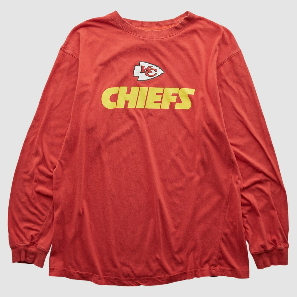 Kansas City Chiefs NFL 2000s Long Sleeve T-shirt - Red Vintage online