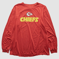 Kansas City Chiefs NFL 2000s Long Sleeve T-shirt - Red Vintage online