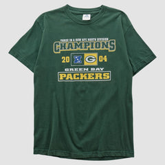 Green Bay Packers Alstyle 2004 T-shirt - Green Vintage sale
