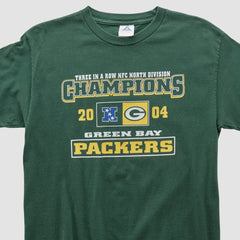 Green Bay Packers Alstyle 2004 T-shirt - Green Vintage sale