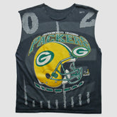 Green Bay Packers 1997 Tank - Charcoal Vintage on sale